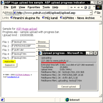 ASP huge file upload screenshot 3