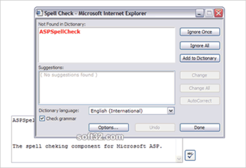 ASP Spell Check screenshot 3