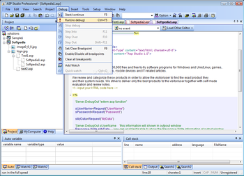 ASP Studio Professional screenshot 4