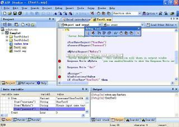 ASP Studio Professional screenshot