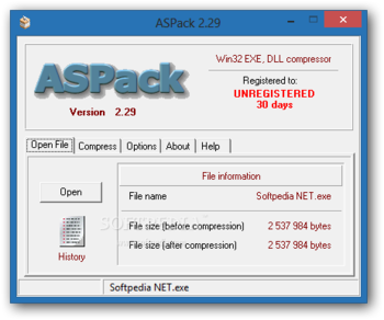 ASPack screenshot