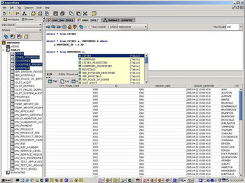 AspectData screenshot