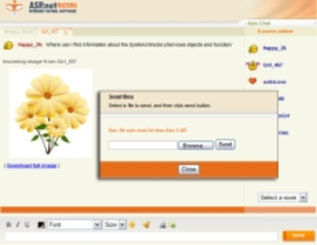 ASP.NET Ajax Chat screenshot 8
