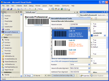 ASP.NET Barcode Professional screenshot 2