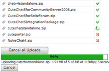 ASP.NET File Upload (AjaxUploader.com) screenshot
