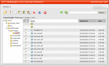 ASP.NET FileManager screenshot 2