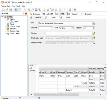 ASP.NET Report Maker screenshot 3