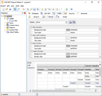 ASP.NET Report Maker screenshot 4