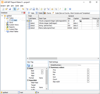 ASP.NET Report Maker screenshot 9