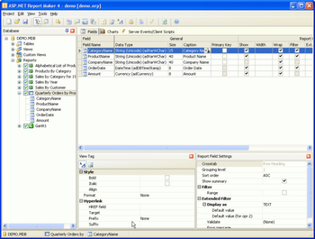 ASP.NET Report Maker screenshot 2