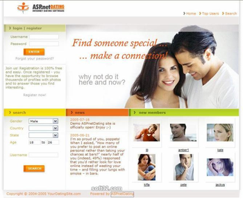 ASPnetDating Lite screenshot 2