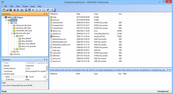 ASPtoEXE Professional screenshot