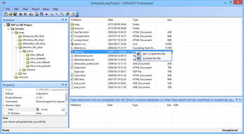 ASPtoEXE Professional screenshot 2