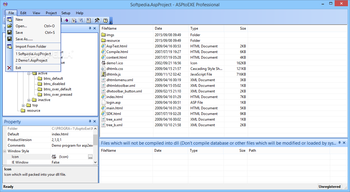 ASPtoEXE Professional screenshot 3