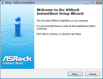 ASRock Instant Boot screenshot