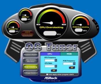 ASRock OC Tuner screenshot