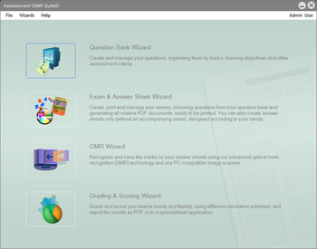 Assessment OMR Suite Personal Edition screenshot