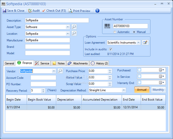 Asset Manager - Standard Edition screenshot 8