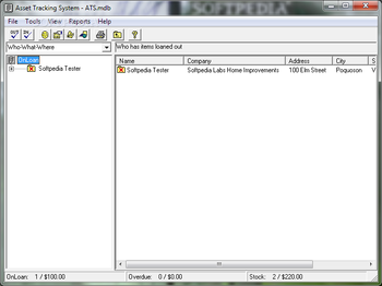 Asset Tracking System screenshot