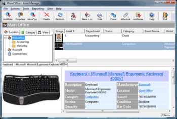 AssetManage Asset Tracking Software screenshot 3