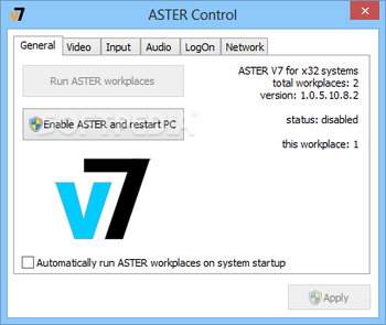 ASTER V7 screenshot