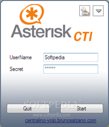 Asterisk CTI screenshot