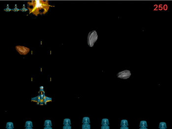 Asteroids screenshot