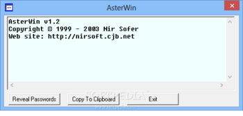 AsterWin screenshot