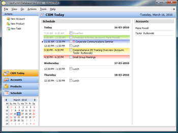 AstonCRM screenshot