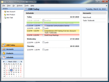 AstonCRM screenshot