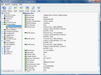 ASTRA32 - Advanced System Information Tool screenshot 4