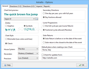 Astrallis Primary Directions & Astrology Software screenshot 13