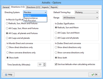 Astrallis Primary Directions & Astrology Software screenshot 14