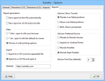 Astrallis Primary Directions & Astrology Software screenshot 16