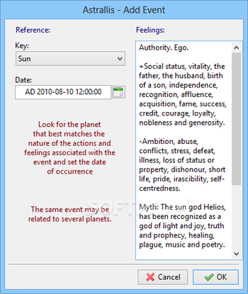 Astrallis Primary Directions & Astrology Software screenshot 18