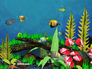Astro Gemini Software Fish Aquarium 3D Screensaver screenshot 2