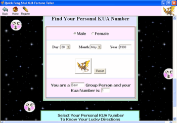 AstrOccult Feng Shui KUA Fortune Teller screenshot