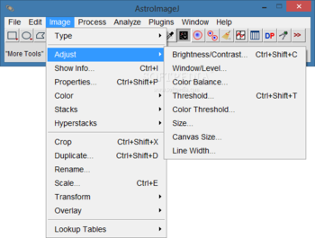 AstroImageJ screenshot 4