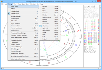 Astrolog32 screenshot 4