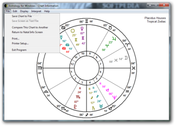 Astrology for Windows screenshot 3