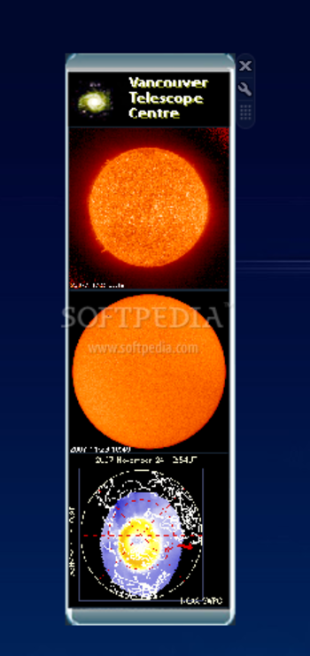 Astronomy Center Gadget screenshot