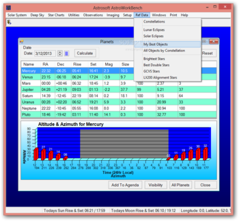 AstroWorkBench screenshot 8