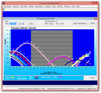 AstroWorkBench screenshot 9