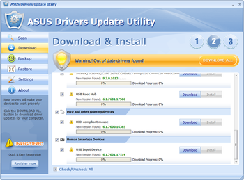 ASUS Drivers Update Utility screenshot 2