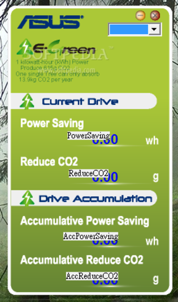 ASUS E-Green screenshot