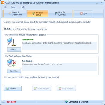 ASUS Laptop to Hotspot Converter screenshot 2