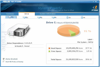 ASUS NB Probe screenshot 3