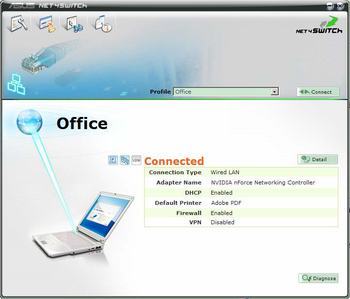 ASUS Net4Switch screenshot