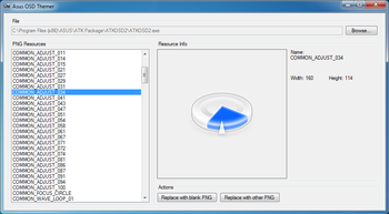 Asus OSD Themer screenshot