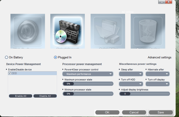 ASUS Power4Gear Hybrid screenshot